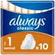 Прокладки Always Classic Normal Single, 10 шт, 83721636 купити недорого в Україні, фото 1