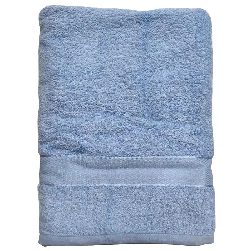 Рушник махровий Aisha Home Textile 400 г/кв.м, 50x90 см, блакитний купити недорого в Україні, фото 1