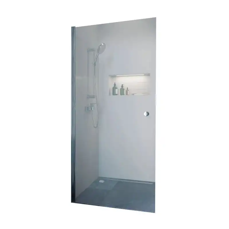Дверь для душа Koller Pool, 900х1950 мм, профиль хром, стекло прозрачное, QP10 купить недорого в Украине, фото 1