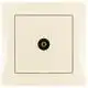 Розетка телевізійна Erste, кремовий, 9202-70,C купити недорого в Україні, фото 1