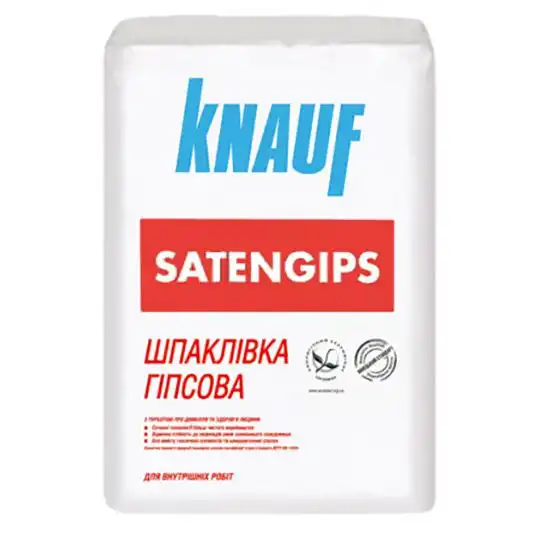 Шпаклівка Knauf Сатенгіпс, 25 кг купити недорого в Україні, фото 1