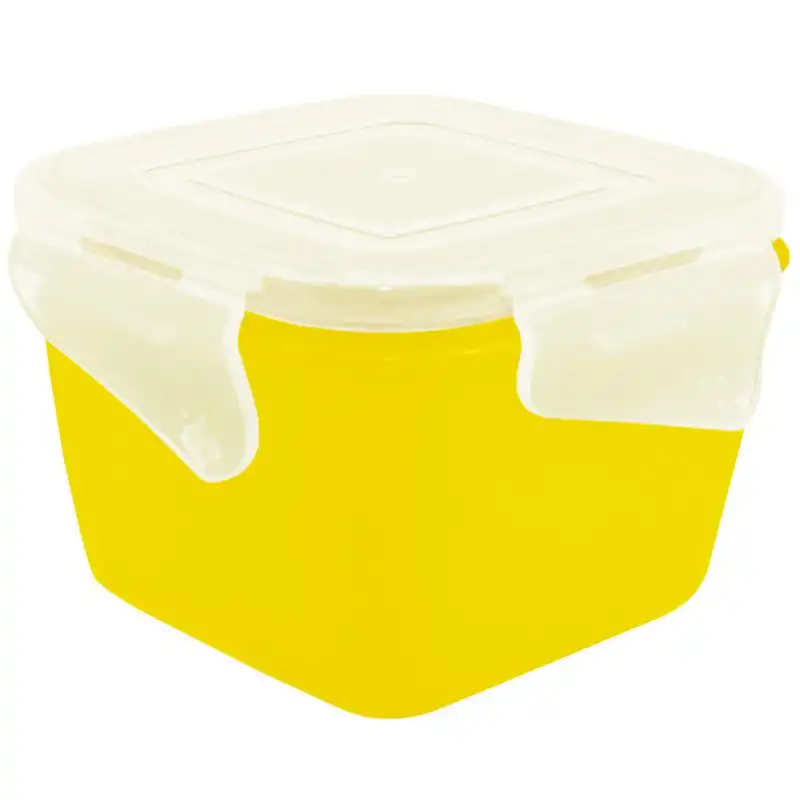 Контейнер универсальный Алеана Фиеста, 2,5 л, темно-желтый/прозрачный купить недорого в Украине, фото 1