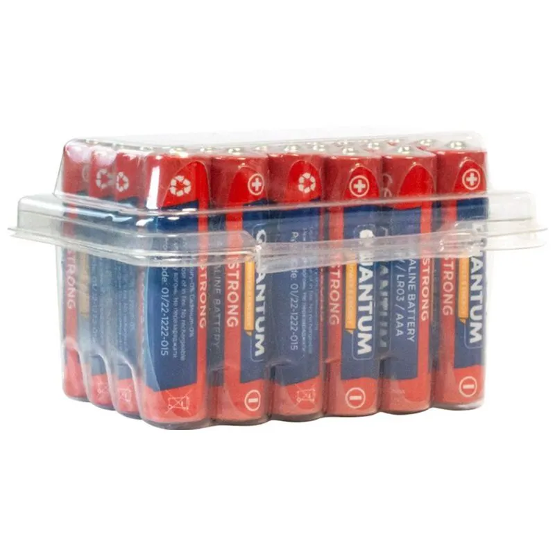 Батарейка лужна Quantum Strong, LR03/AAA, 24 шт, QM-LR03-PB24 купити недорого в Україні, фото 1
