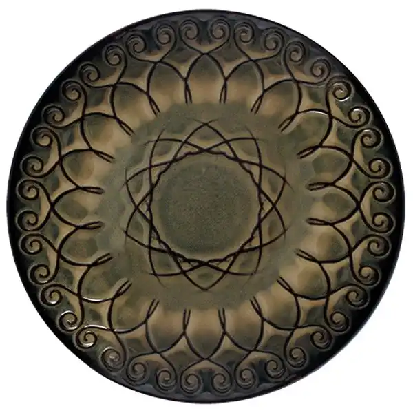 Тарелка подставная LOS`K Дек Фироза Браун, круглая, 27 см, коричневый купить недорого в Украине, фото 1