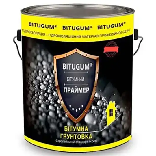 Праймер бітумно-каучуковий Bitugum, 3 л купити недорого в Україні, фото 1