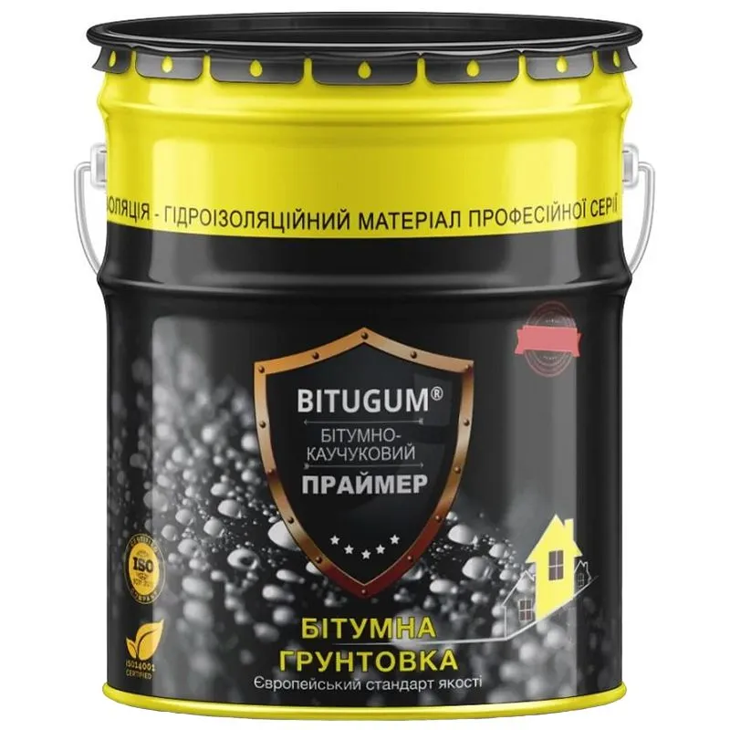 Праймер бітумно-каучуковий Bitugum, 5 л купити недорого в Україні, фото 1