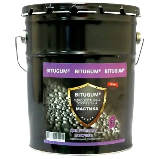 Мастика гідроізоляційна покрівельна Bitugum, 10 кг купити недорого в Україні, фото 1