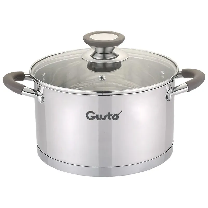 Каструля Gusto Level з кришкою, 2,6 л, 18 см, 90853 купити недорого в Україні, фото 1