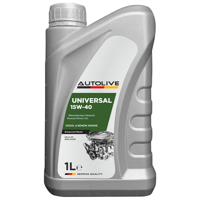 Масло моторное минеральное Autolive Universal 15W40, 1 л, AU 7785-1 купить недорого в Украине, фото 1