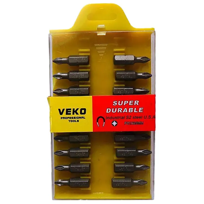 Набор бит Veko, PZ1, 25 мм, 20 шт купить недорого в Украине, фото 1
