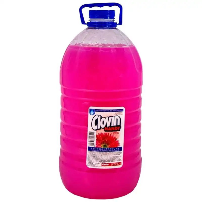 Жидкое мыло Clovin Handy Цветочное с глицерином, 5 л, 040-8022 купить недорого в Украине, фото 1