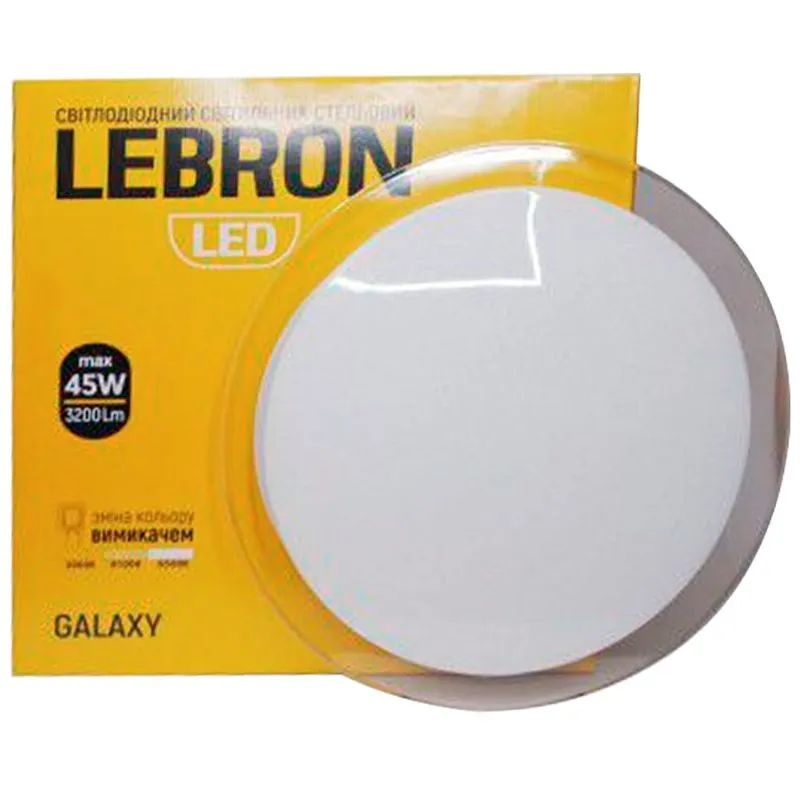 Світильник світлодіодний Lebron L-CL-Galaxy, 45 Вт, 6500 K, 455x75 мм, 15-25-12 купити недорого в Україні, фото 2
