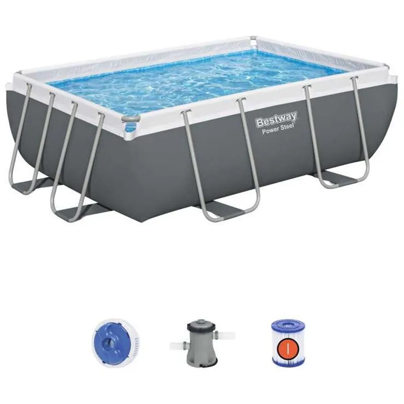 Бассейн каркасный Bestway Steel Pro, 282х196х84 см, 56629 купить недорого в Украине, фото 1