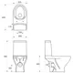Унітаз-компакт Cersanit Moduo CO 011, 3/5 л, сидіння Duroplast Slim, K116-003, фото 2 Унітаз-компакт Cersanit Moduo CO 011, 3/5 л, сидіння Duroplast Slim, K116-003 купити недорого в Україні, фото 2