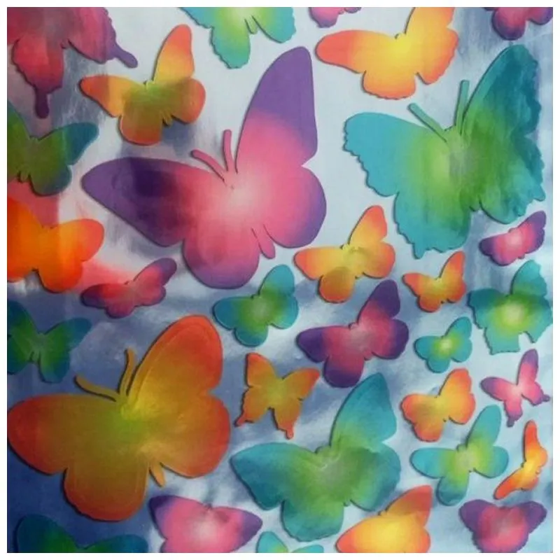Декоративная наклейка Наш Декупаж Цветные бабочки, ФТП-164 купить недорого в Украине, фото 1