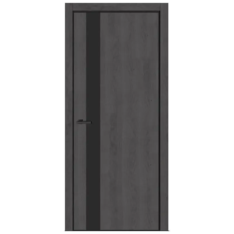 Полотно дверне ОМіС Trento 03 BG Black, 2000х800х42 мм , дуб суво/alu black купити недорого в Україні, фото 1