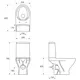 Унитаз-компакт Cersanit 652 Moduo CO 011, 3/5 л, сидение Duroplast Slim, K116-004, фото 2 Унитаз-компакт Cersanit 652 Moduo CO 011, 3/5 л, сидение Duroplast Slim, K116-004 купить недорого в Украине, фото 2