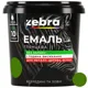 Емаль акрилова Zebra,  0,25 кг, світло-зелена купити недорого в Україні, фото 1