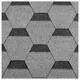 Битумная черепица Bardoline Firsr Hexagonal, 2,9 кв.м, серый купить недорого в Украине, фото 1