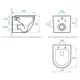 Унитаз подвесной Koller Pool Round Smart с сиденьем Soft-close Tornado 3.0, RN-0490-RQ3, фото 3 Унитаз подвесной Koller Pool Round Smart с сиденьем Soft-close Tornado 3.0, RN-0490-RQ3 купить недорого в Украине, фото 3