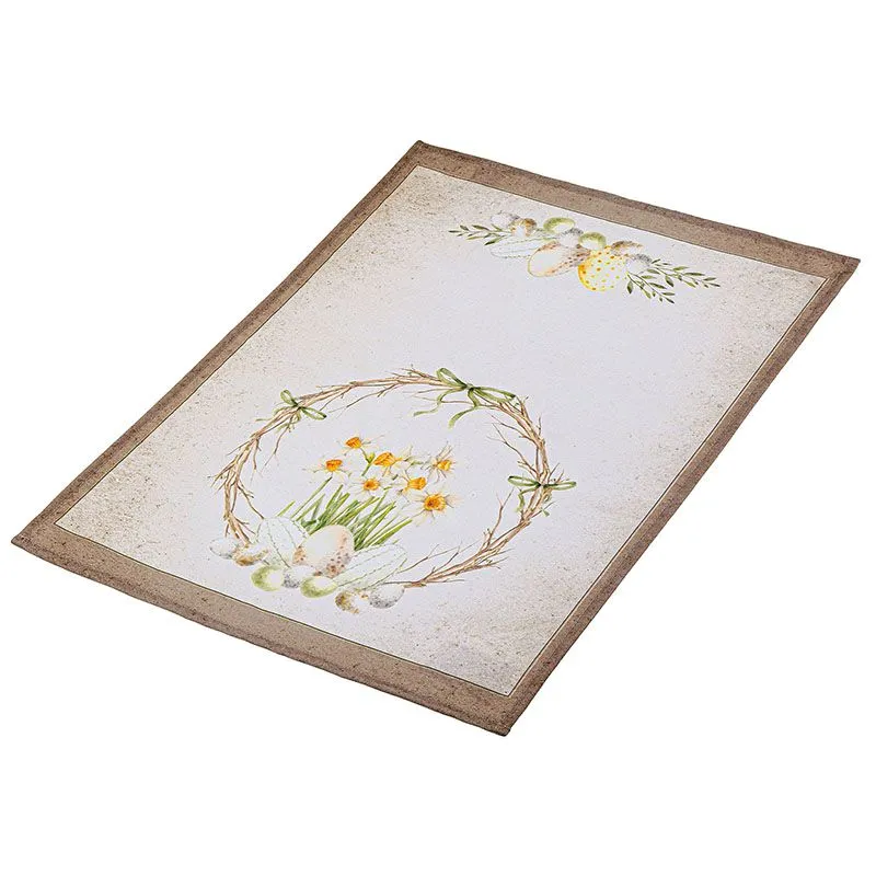 Полотенце пасхальное Home Line Нарциссы в веночке, 40х60 см, 192507, фото 2 Полотенце пасхальное Home Line Нарциссы в веночке, 40х60 см, 192507 купить недорого в Украине, фото 2