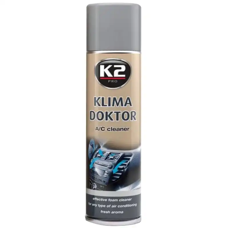 Очиститель автокондиционера K2 Klima Doctor, аэрозоль, 500 мл, W100 купить недорого в Украине, фото 1