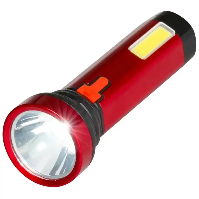 Ліхтар світлодіодний ручний Libox LB0187, 200 Lm, 3 Вт, червоний купити недорого в Україні, фото 1