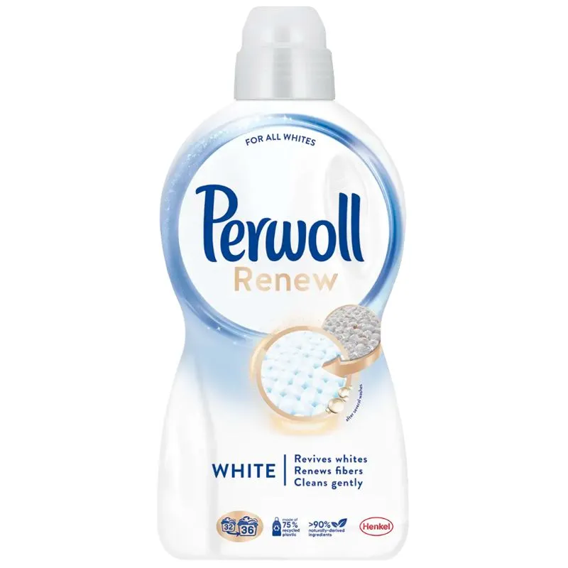 Гель для прання Perwoll Renew White для білих речей, 1,98 л, 2893066 купити недорого в Україні, фото 1