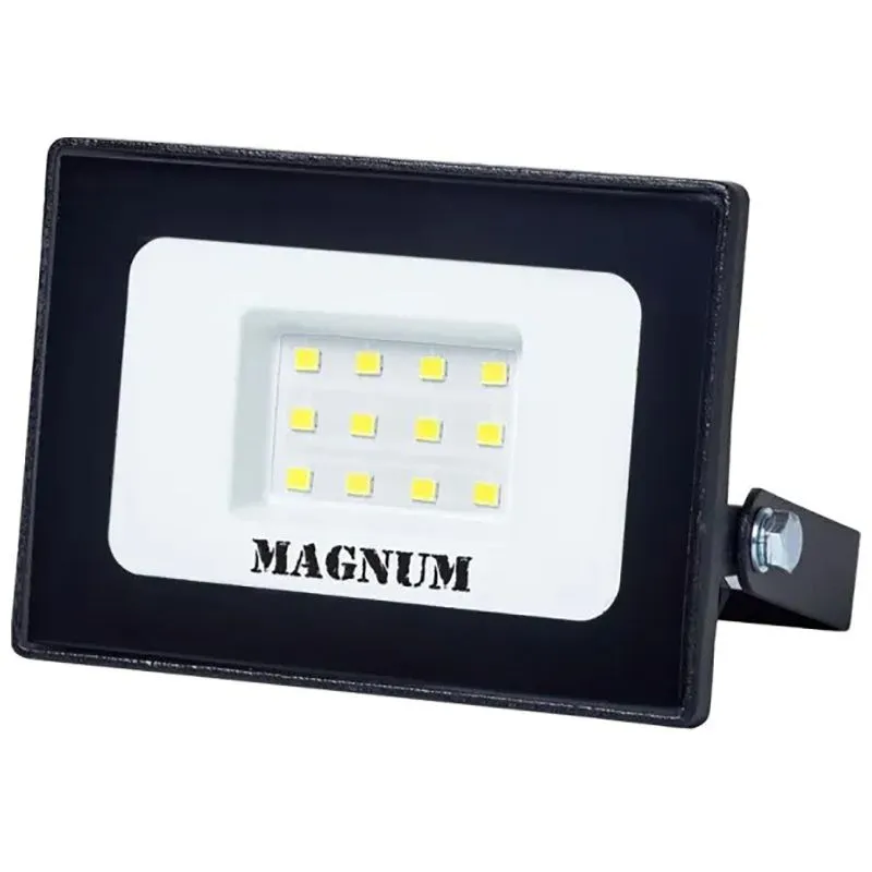 Прожектор Magnum FL12 ECO, 10 Вт, 6500 K, чорний, 90018080 купити недорого в Україні, фото 1