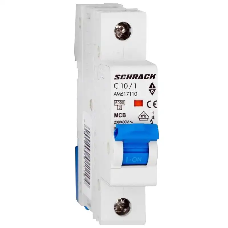 Автоматичний вимикач Schrack 1P, 10A, C, 6 кА, AM617110 купити недорого в Україні, фото 1