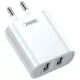 Зарядное устройство Remax RP-U35, 2xUSB, 10 Вт, 5V-2,1A, белый купить недорого в Украине, фото 1