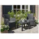 Комплект садових меблів Keter Rosario Balcony set, штучний ротанг, 3 предмети, графіт, 216777, фото 3 Комплект садових меблів Keter Rosario Balcony set, штучний ротанг, 3 предмети, графіт, 216777 купити недорого в Україні, фото 3