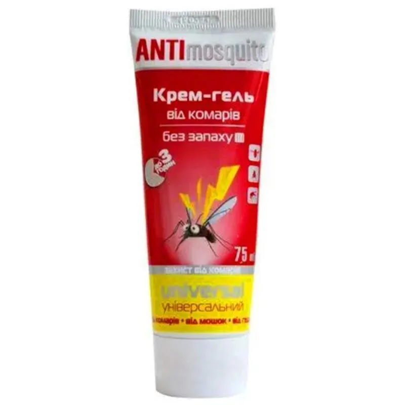 Крем-гель від комарів Anti mosquito, 75 г купити недорого в Україні, фото 1