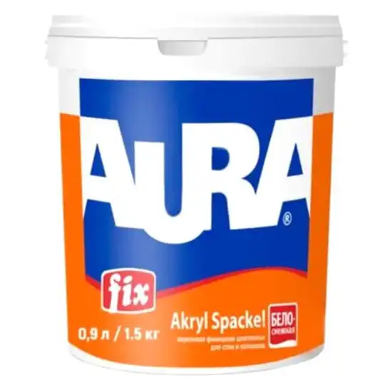 Шпаклівка Aura Fix Akryl Spackel, 1,5 кг купити недорого в Україні, фото 1