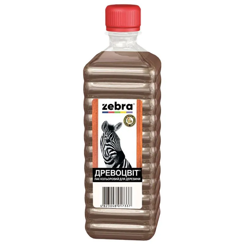 Лак древоцвет Zebra Акварель, 4 Палисандр, 0,5 л купить недорого в Украине, фото 1