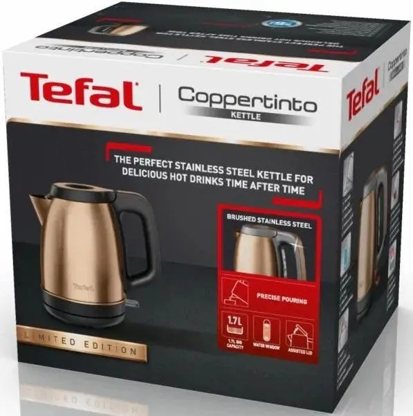 Чайник электрический Tefal Coppertinto KI280G10 купить недорого в Украине, фото 2