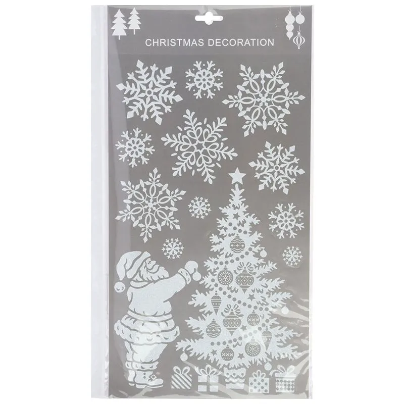 Наклейка на окно новогодняя Koopman, 25х47 см, в ассортименте, AWR301530 купить недорого в Украине, фото 1