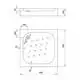 Піддон Deante Corner, 900х900 мм, квадратний, KTC 041B, фото 3 Піддон Deante Corner, 900х900 мм, квадратний, KTC 041B купити недорого в Україні, фото 3
