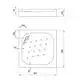 Піддон Deante Corner, 800х800 мм, квадратний, KTC 042B, фото 3 Піддон Deante Corner, 800х800 мм, квадратний, KTC 042B купити недорого в Україні, фото 3