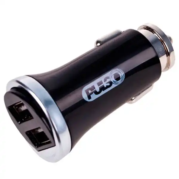 Автомобільний зарядний пристрій Pulso, 2USB, 12В/24В, C-2411BK купити недорого в Україні, фото 1