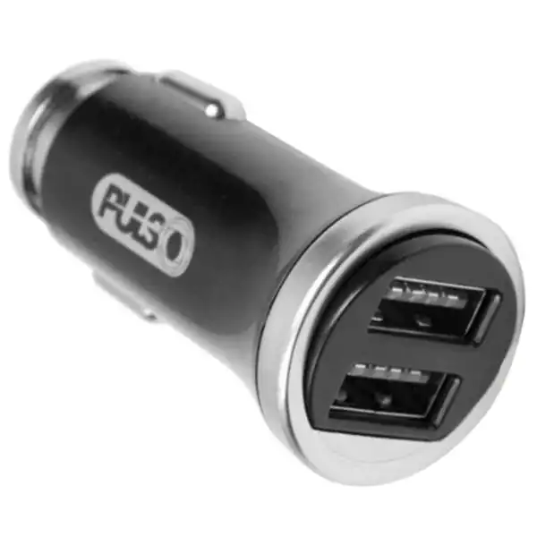Автомобільний зарядний пристрій Pulso, 2USB, 12В/24В, C-2411BK купити недорого в Україні, фото 2