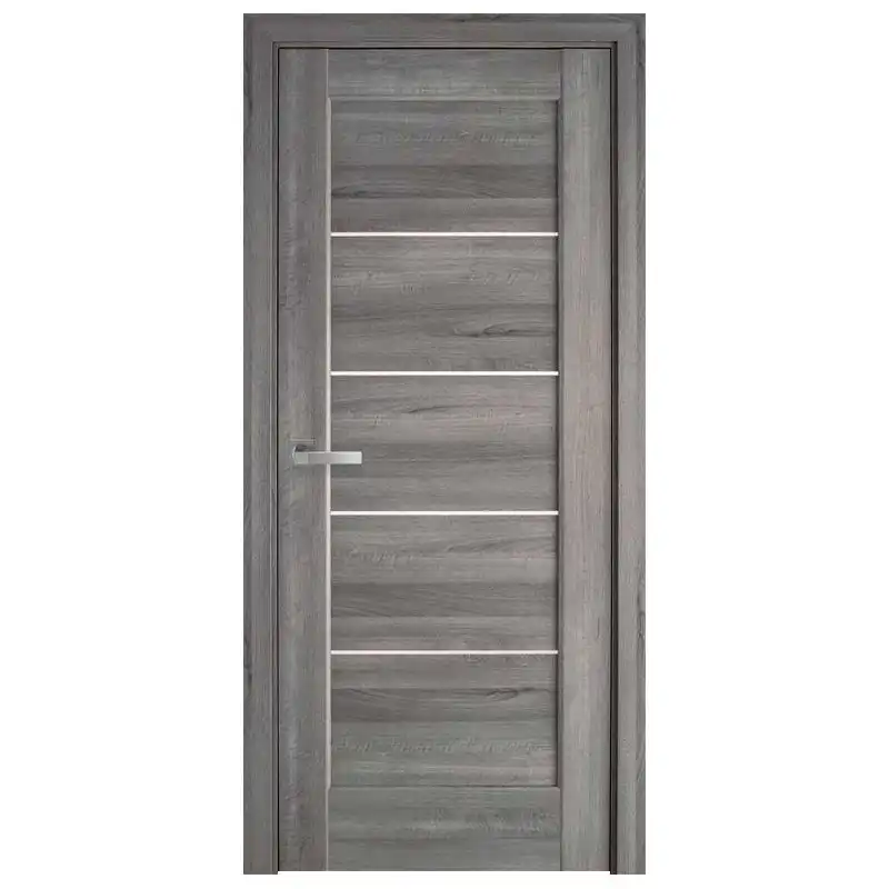 Дверне полотно KFD Vena, сатин білий, 600x2000 мм, вільха норвезька купити недорого в Україні, фото 1