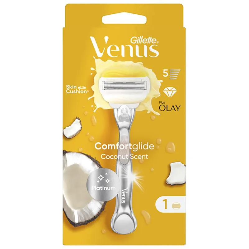 Бритва Gillette Venus Comfortglide Coconut Plus Olay, со сменным картриджем купить недорого в Украине, фото 2