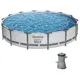 Бассейн каркасный Bestway Steel Pro MAX, 4,27х0,84 м, 56595, фото 1 Бассейн каркасный Bestway Steel Pro MAX, 4,27х0,84 м, 56595 купить недорого в Украине, фото 1