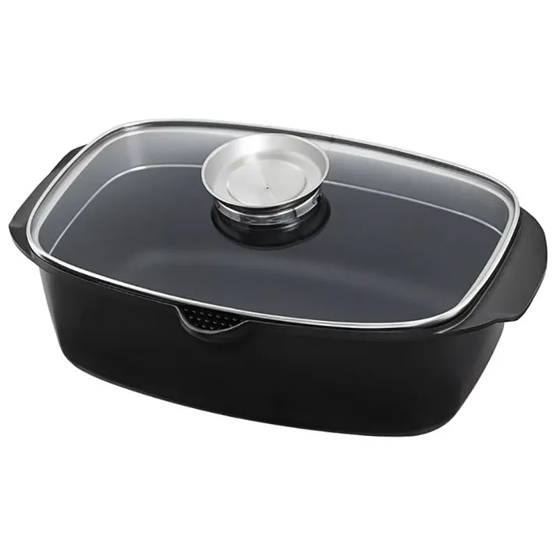 Утятница с крышкой Lessner Black Pro New, 5,6 л, 55873, фото 1 Утятница с крышкой Lessner Black Pro New, 5,6 л, 55873 купить недорого в Украине, фото 1