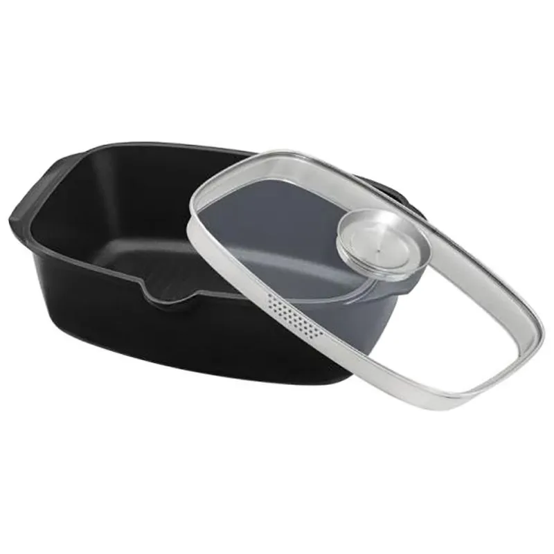 Утятница с крышкой Lessner Black Pro New, 5,6 л, 55873, фото 2 Утятница с крышкой Lessner Black Pro New, 5,6 л, 55873 купить недорого в Украине, фото 2
