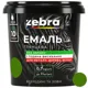 Емаль акрилова Zebra, 0,7 кг, світло-зелена, фото 1 Емаль акрилова Zebra, 0,7 кг, світло-зелена купити недорого в Україні, фото 1