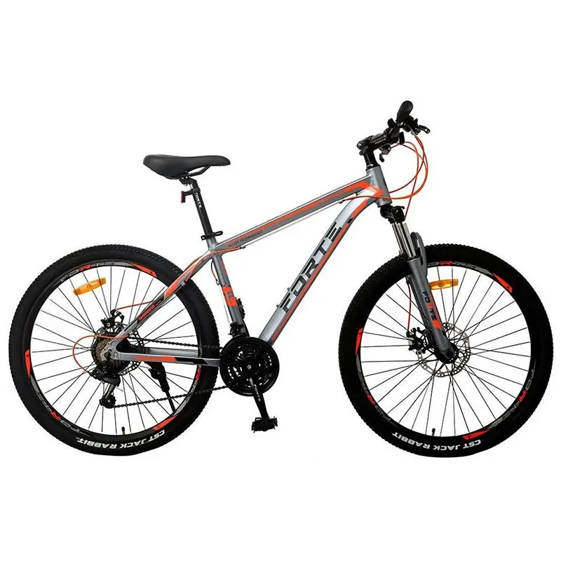 Велосипед Forte Extreme, рама 17", колеса 27,5", сіро-червоний, 117144 купити недорого в Україні, фото 1