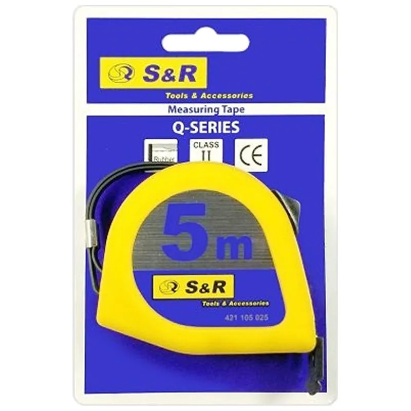 Рулетка S&R, 5 м, 421105025 купити недорого в Україні, фото 2