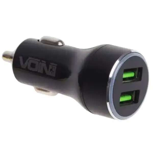 Автомобільний зарядний пристрій Voin, 2USB, 12В/24В, C-36205Q купити недорого в Україні, фото 2